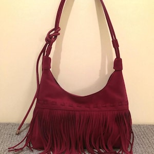 Vintage Fringe Bag - Etsy