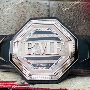 New design BMF Replica Title Belt Championship Adult Size Brass 2MM/4MM metal Original Leather