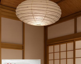 Japanese Washi Paper Lamp Shade – Model 70EN – Handmade in Japan