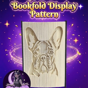 French Bulldog – Book Folding Pattern (Digital Download)