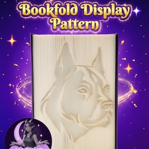 Pitbull Dog – Book Folding Pattern (Digital Download)