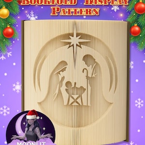 Nativity Scene Christmas – Book Folding Pattern (Digital Download)