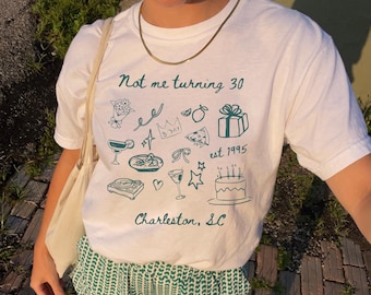 The Summer I Turned Thirty Shirt: Comfort Colors 30th Birthday Tee
