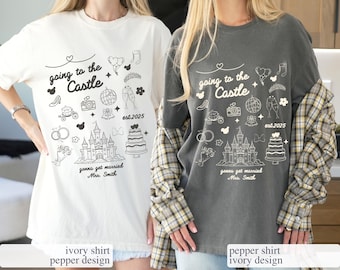 Custom Going to the Castle Gonna Get Married Shirt, Disney Bachelorette Shirt, Disney Future Mrs. Shirt, Disney Bride Shirt, Magic Kingdom