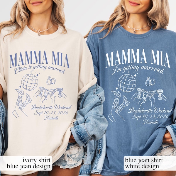Mamma Mia Bachelorette Shirts, She Found Her Honey Honey Dancing Queens Brides Last Disco Bach Shirts Gift for Bridesmaid Disco Shirts