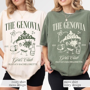 The Genovia Shirt, Personalized Bachelorette Shirt, Custom Bach Social Club, Bridal Party Shirt, Me? A Bride? Shut Up! Shirt Comfort Colors