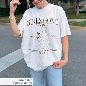 Girls Gone Mild Bachelorette Shirt Comfort Colors Girls Gone Mild Spa Bachelorette Party Custom Girls Gone Mild Birthday Weekend Girls Trip