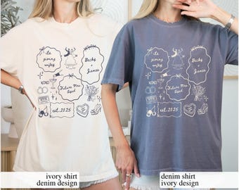 Zukunft Frau Shirt Benutzerdefinierte Verlobung Shirt personalisierte Braut Shirt Verlobungsgeschenk für Jahrestag Wifey Shirt neu verlobtes Geschenk