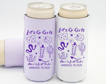 Let's Go Girls Vrijgezellenfeest Western Cowgirl Custom Blikje Cooler Nashville Feestartikelen Cowgirl Bach Decoraties Laatste Rodeo Last Hoedown