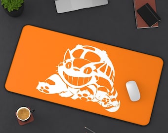 Alfombrilla de escritorio para juegos inspirada en Mi vecino Totoro, alfombrilla de ratón extendida para PC, alfombrilla de escritorio grande para juegos.