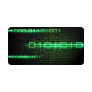 Green Binary Code Desk Mat image 4