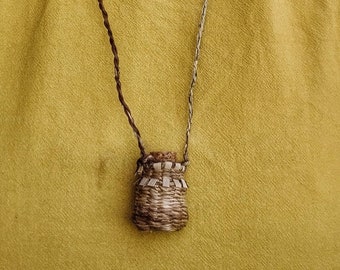Small bottle necklace
