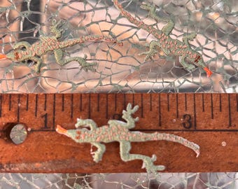Mini parche de lagarto para planchar, ¡genial! Adorable.