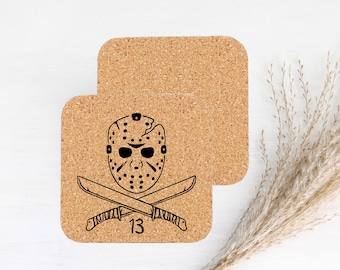 Jason Coasters, Horror Movie Fans, Killer Coasters, Halloween, Voorhees, Creepy, Classic Horror, Mask, 13
