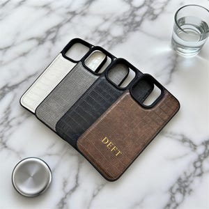 Personalised Phone Case iPhone 16, Monogram Phone Case, iPhone 15 Pro Max, iPhone 14 Pro, iPhone 13 plus, Croc Leather initial phone case