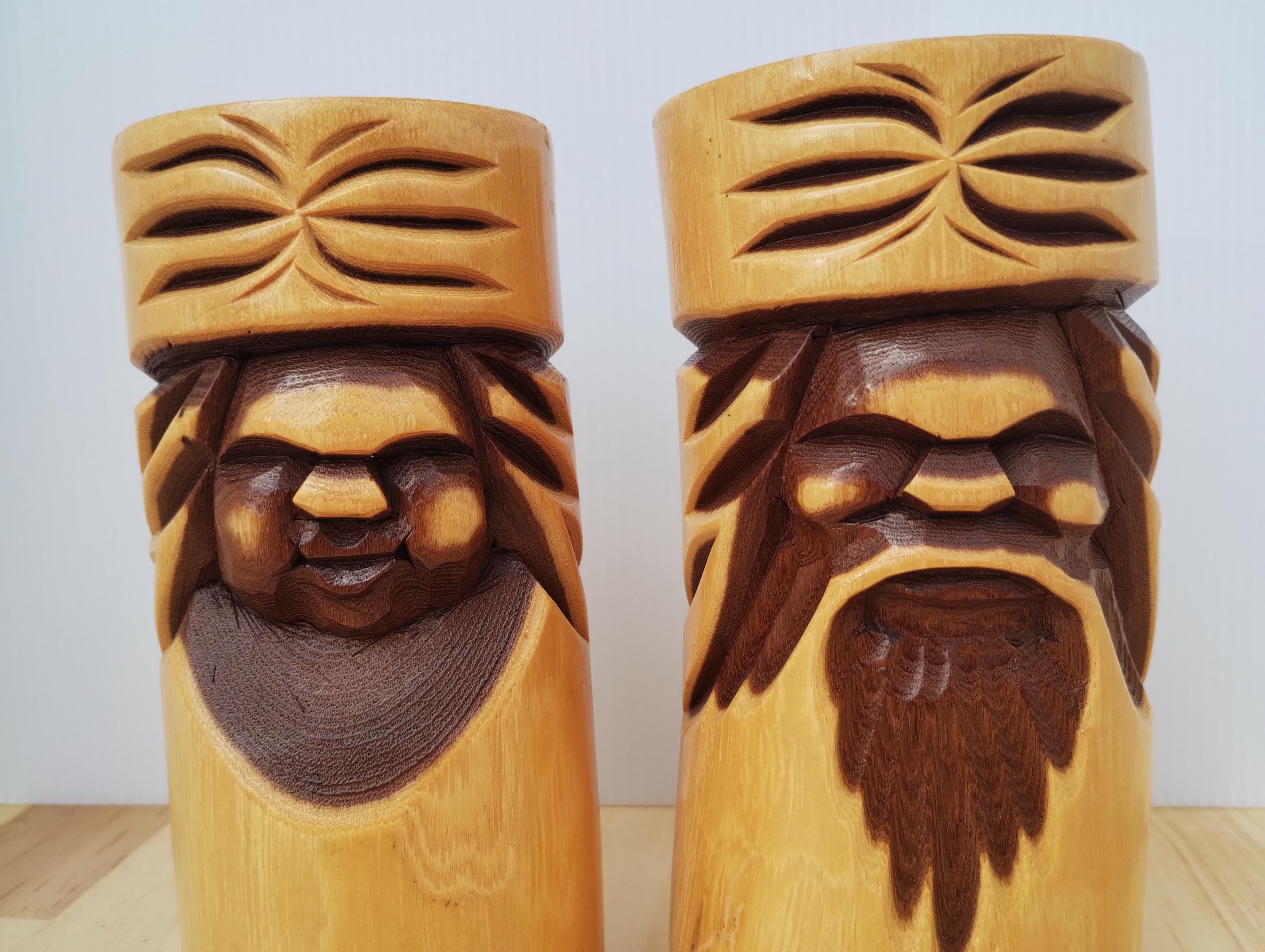 ヴィンテージアイヌニポポ人形 - 北海道の手彫り民芸人形 - - Etsy 日本