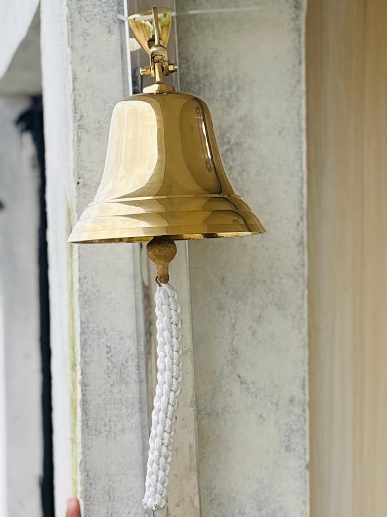 Personalized Brass Bell – Engraved Nautical Decor, Custom - Etsy