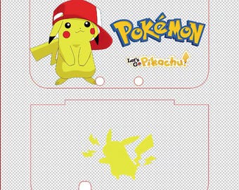 DIY pika New 3DS XL N dsl Handmade Protective Case Full Model Series, Hard Shell for Nintendo dsi 2DS LL Gaming Fans