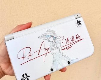 Estuche DIY Evangelion Ayanami para 3DS y NDS, serie de modelos completos, carcasas de repuesto para 3DS y 2DS y NDS, estuche protector de anime de dibujos animados hecho a mano para regalos nuevos.