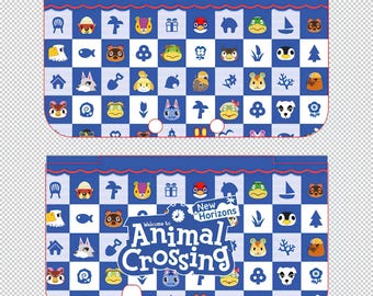 DIY Animal Crossing New 3DS XL N dsl Handmade Protective Case Full Model Series, Hard Shell for Nintendo dsi 2DS LL Gaming Fans