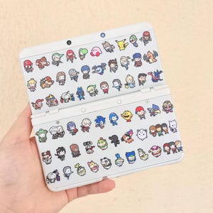 DIY 3ds nds case full model series, 3ds 2ds nds replacement shells, cartoon anime handmade protective case for the new mistress gifts