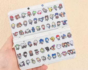 DIY 3ds nds case full model series, 3ds 2ds nds replacement shells, cartoon anime handmade protective case for the new mistress gifts