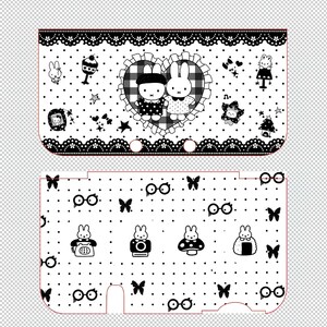 DIY rabbit New 3DS XL N dsl Handmade Protective Case Full Model Series, Hard Shell for Nintendo dsi 2DS LL Gaming Fans