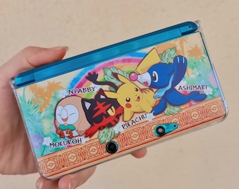 Funda DIY para Pokémon 3DS NDS, serie completa de modelos, carcasas de repuesto para 3DS, 2DS y NDS, funda protectora hecha a mano con diseño de dibujos animados y anime, ideal como regalo para amantes.