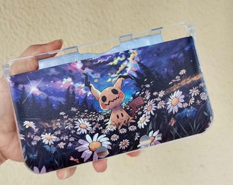 Funda protectora DIY Mimikyu para Nintendo 3DS (NDS), hecha a mano, modelo completo, carcasa rígida para Nintendo 3DS XL, ideal para aficionados a los videojuegos.