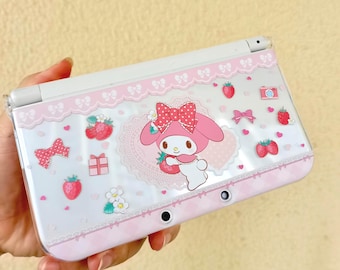 Estuche DIY Melody 3ds nds, serie de modelos completos, carcasas de repuesto para 3ds 2ds nds, estuche protector de dibujos animados de anime hecho a mano para regalos de nueva amante