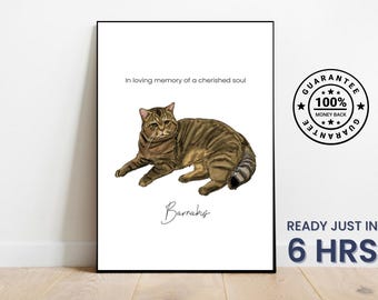 Retrato en acuarela pintado a mano a partir de una foto: Arte personalizado para aniversario de bodas