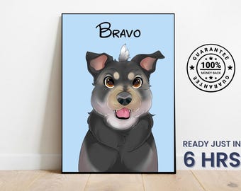 Retrato en acuarela pintado a mano a partir de una foto: Arte personalizado para aniversario de bodas