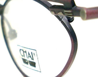 Vintage Antique Patterned Browline Bar Chai Glasses Eyeglasses Sunglasses New Frame Eyewear