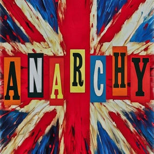 ArtTalk Gallery - Anarchy in the UK, 40x60cm poster print on matte paper