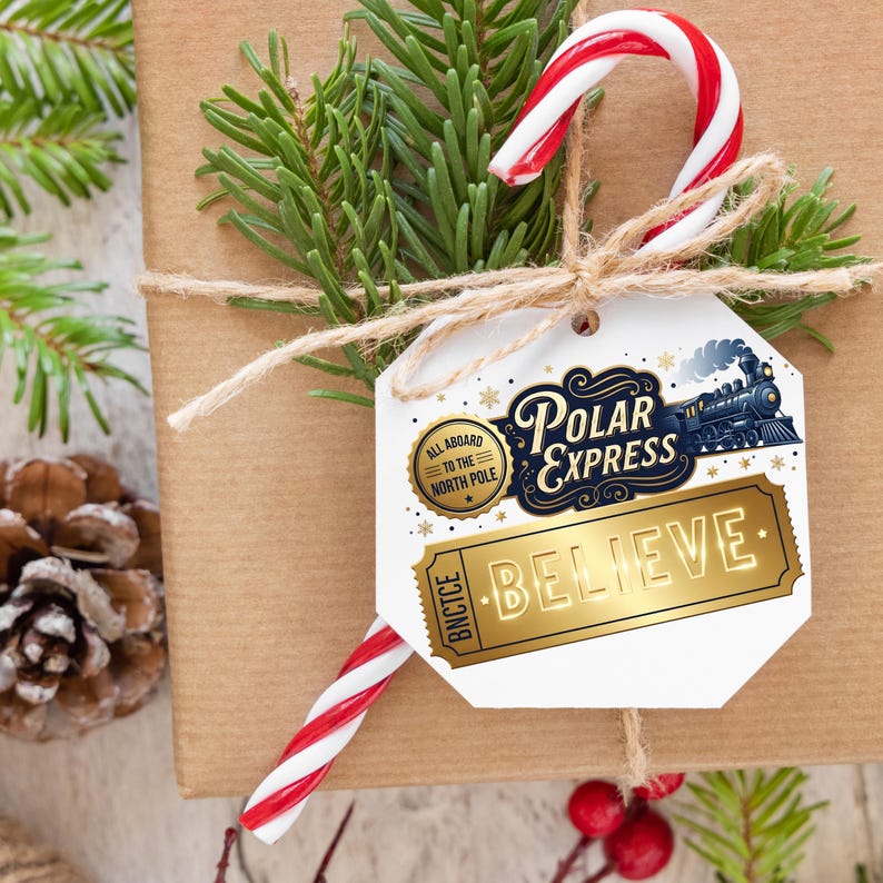 Polar Express Believe Ticket PNG Clipart (digital Download) - Etsy