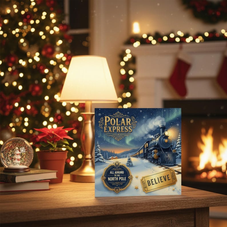 Polar Express Believe Ticket PNG Clipart (digital Download) Etsy