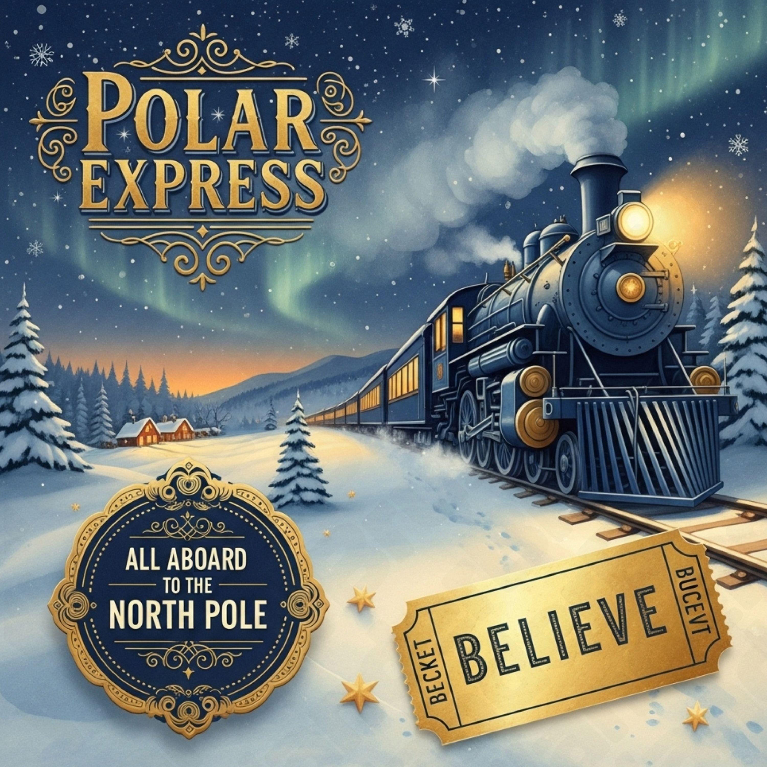 Polar Express Believe Ticket PNG Clipart (digital Download) Etsy