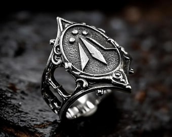 Druid's Ring - Druid's Horoscope - Celtic Charm - 925 Sterling