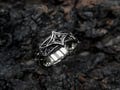 925 Sterling Silver Gothic Band Ring: Handmade Medieval Jewelry product logo