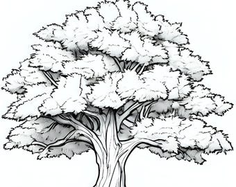 Custom Family Tree Art Print: Personalized Ancestry Chart (Digital Download)