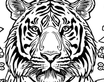 Zoo Animals Coloring Pages: Fun Kids' Activity Book (PDF Download