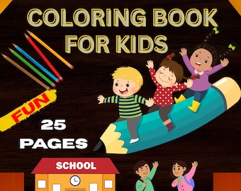 Kids Coloring Book: Fun Activity Pages, Creative Designs (PDF Download)