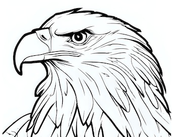 Eagle Coloring Pages for Kids & Adults: Printable Bird Art (PDF Download)