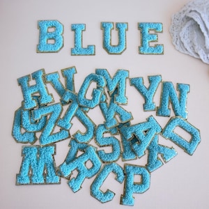 Chenille Letters Self Adhesive, Iron on Letter Patches, Chenille letter iron-on patch, Fashion Iron On Alphabet Embroidery, Chenille Letters