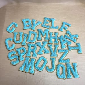 Parches de letras de chenilla, parches termoadhesivos de letras de chenilla, parches de letras bordadas de chenilla, parches de letras, parches termoadhesivos de letras de chenilla