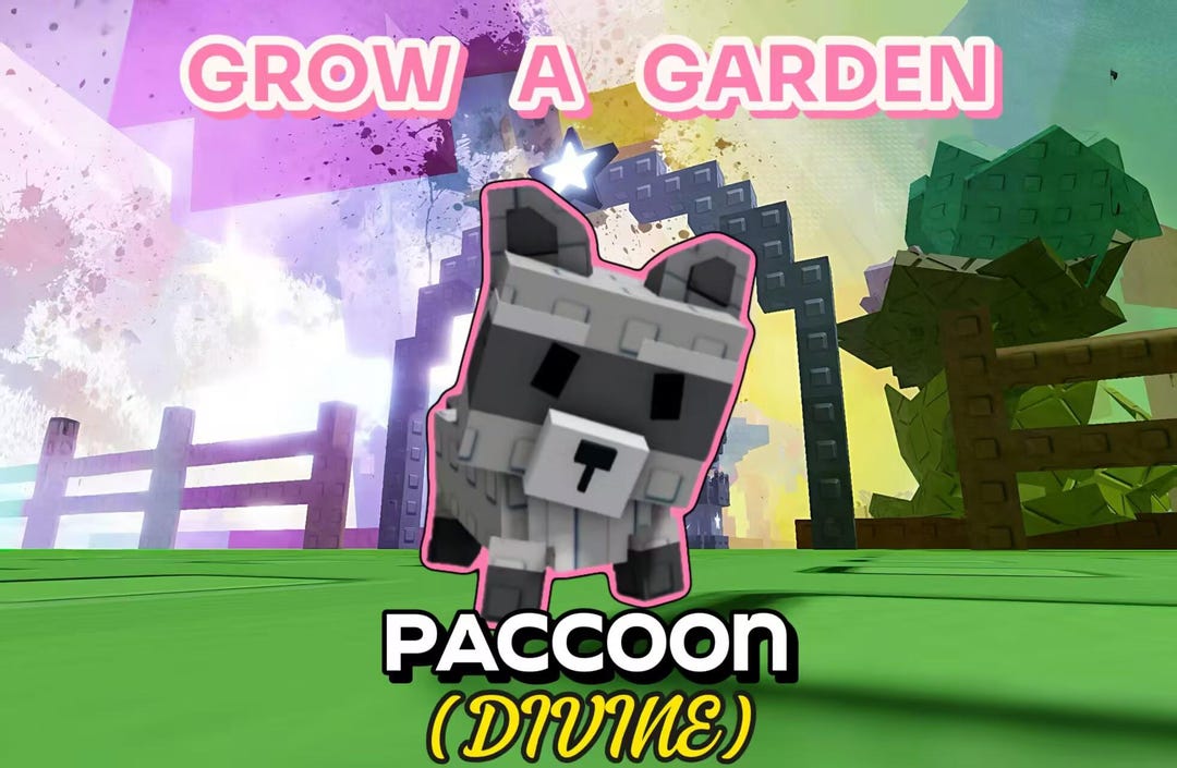 Raccoon | Grow a Garden | Roblox - Etsy Canada