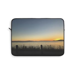 Sunset Paradise Laptop Sleeve, Travel Accessory, Beach Lover Gift, Computer Case, Tropical Vibe