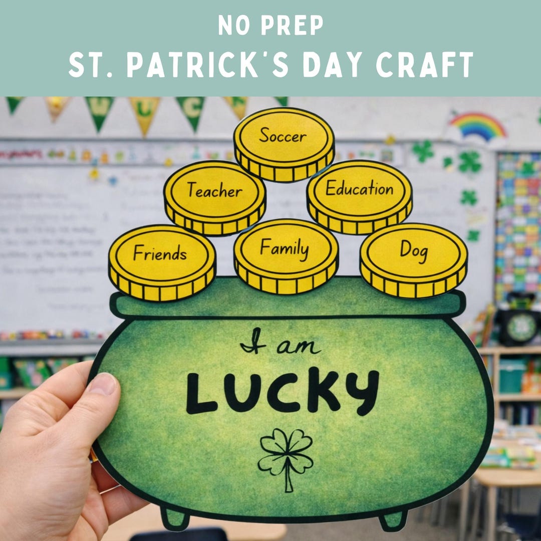 No Prep St. Patricks Day Party | I Am Lucky | St. Patrick’s Day SEL ...