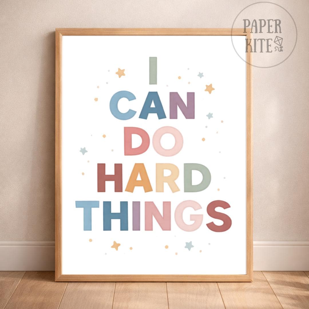 I Can Do Hard Things Poster Growth Mindset SEL Classroom Calm Down ...