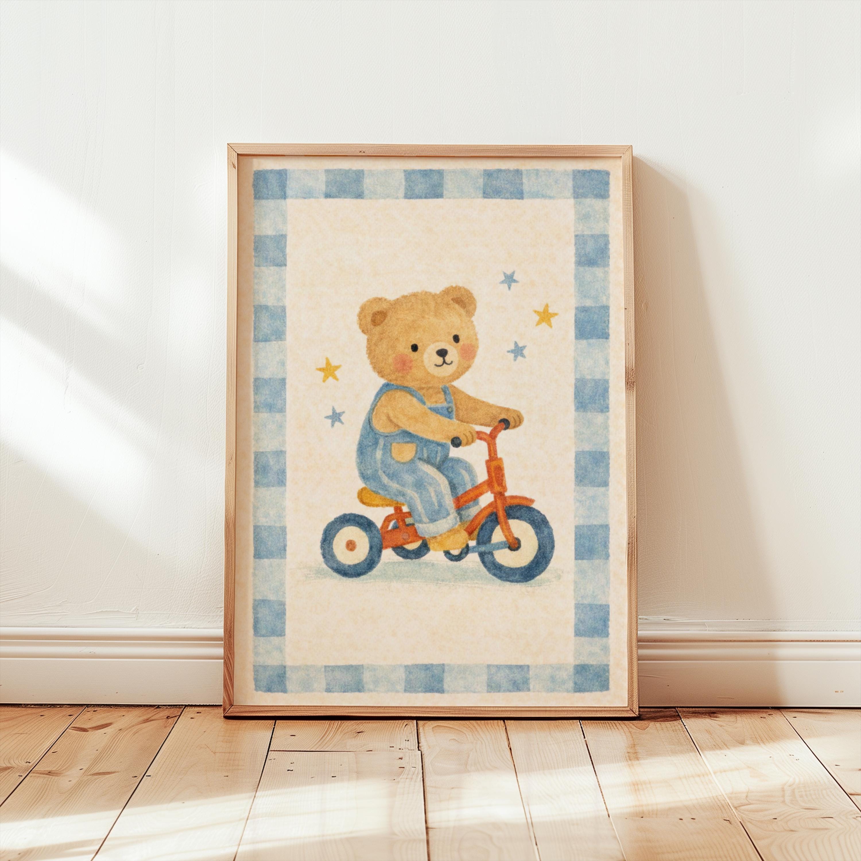 Bear on Tricycle - Etsy